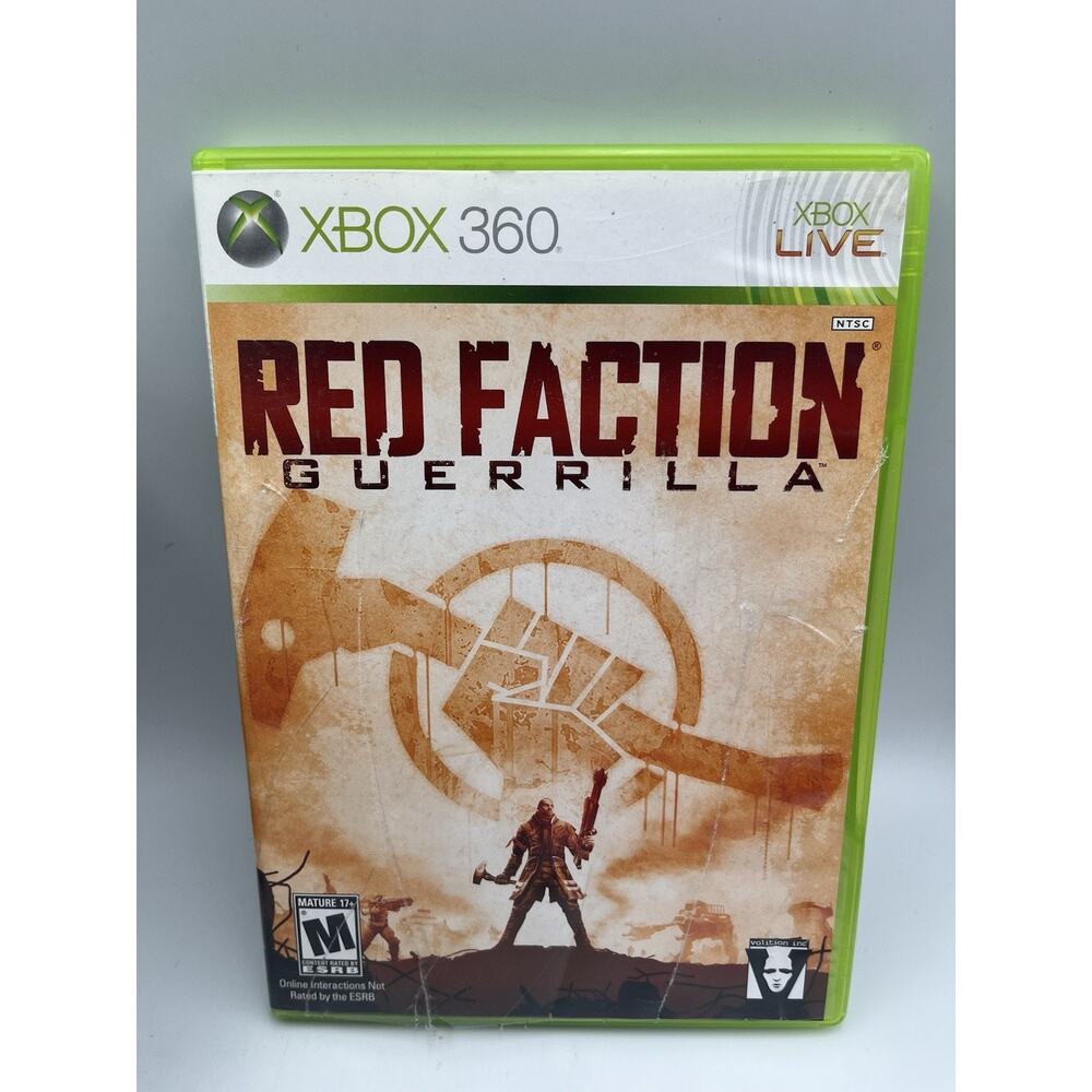 Red Faction: Guerrilla (Microsoft Xbox 360) GOOD W/MANUAL! Fast Shipping!